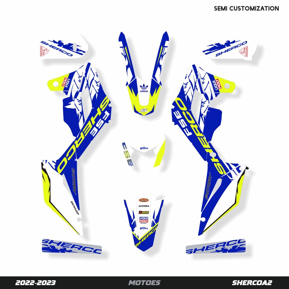 Sherco Modelleri için Grafik Kiti