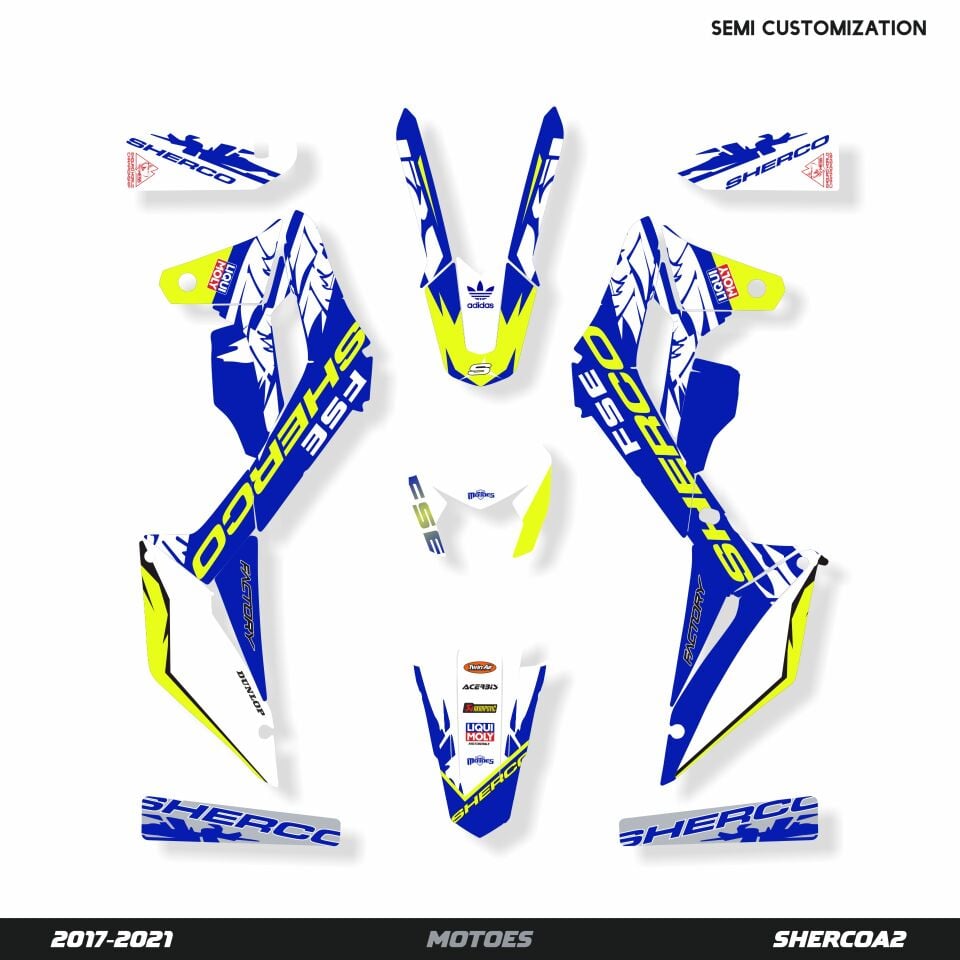 Sherco Modelleri için Grafik Kiti