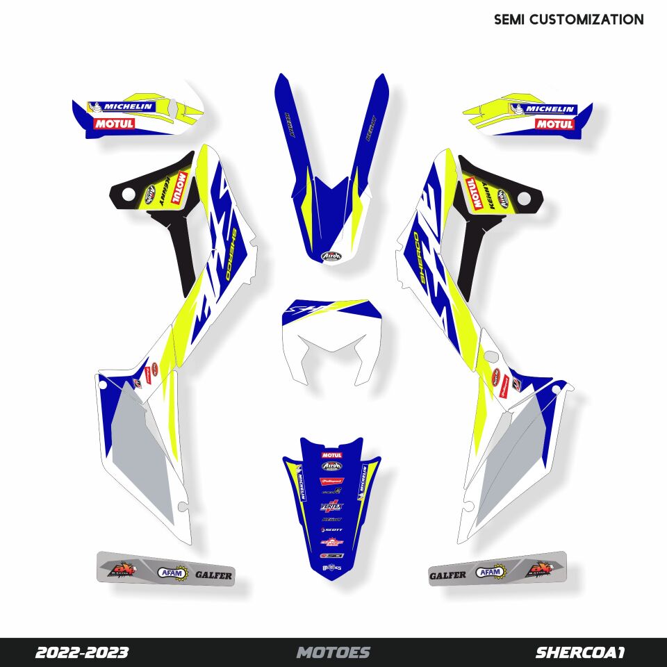 Sherco Modelleri için Grafik Kiti