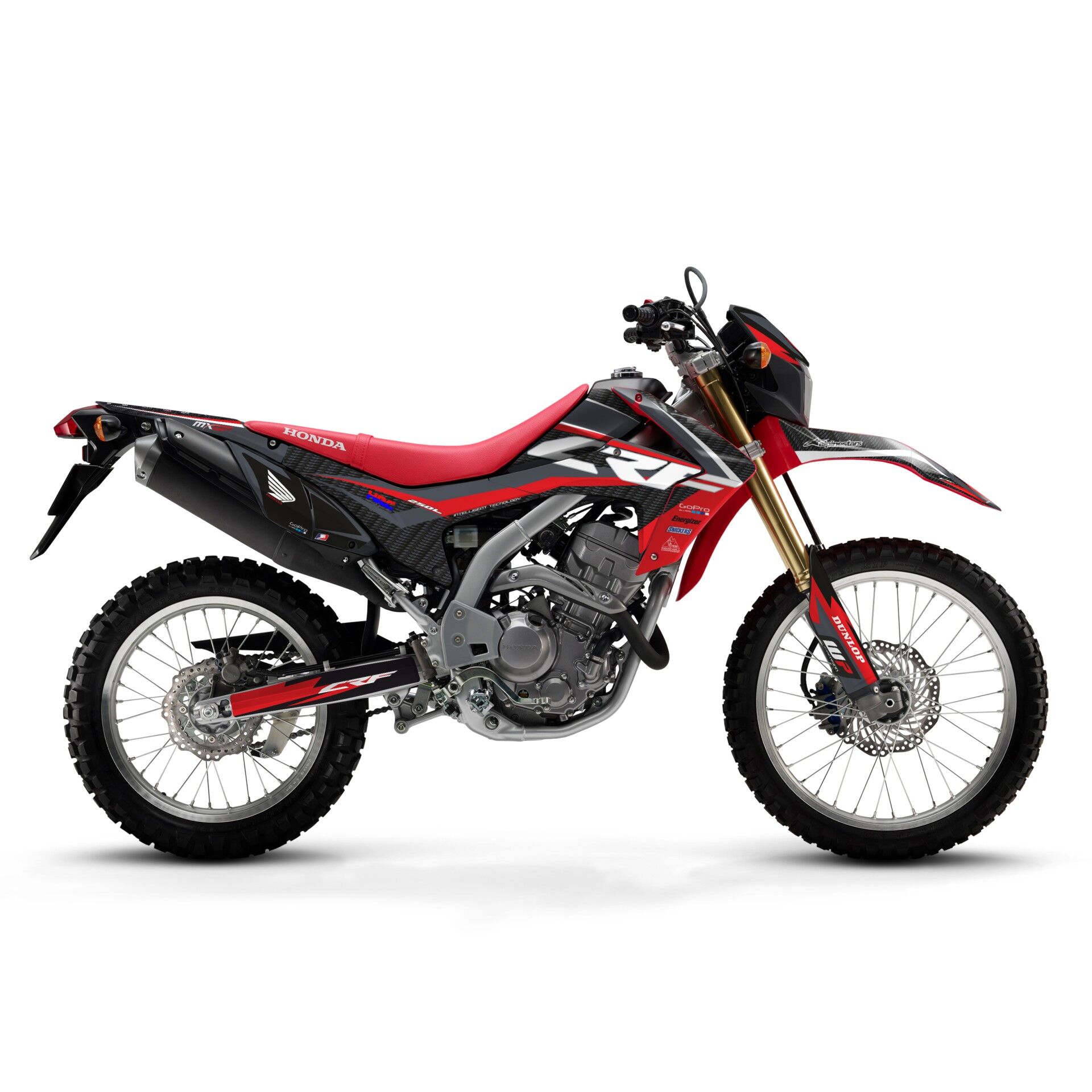 Honda CRF Modelleri için Grafik Kiti CRF 450R 2009-2012 - Standart Matte