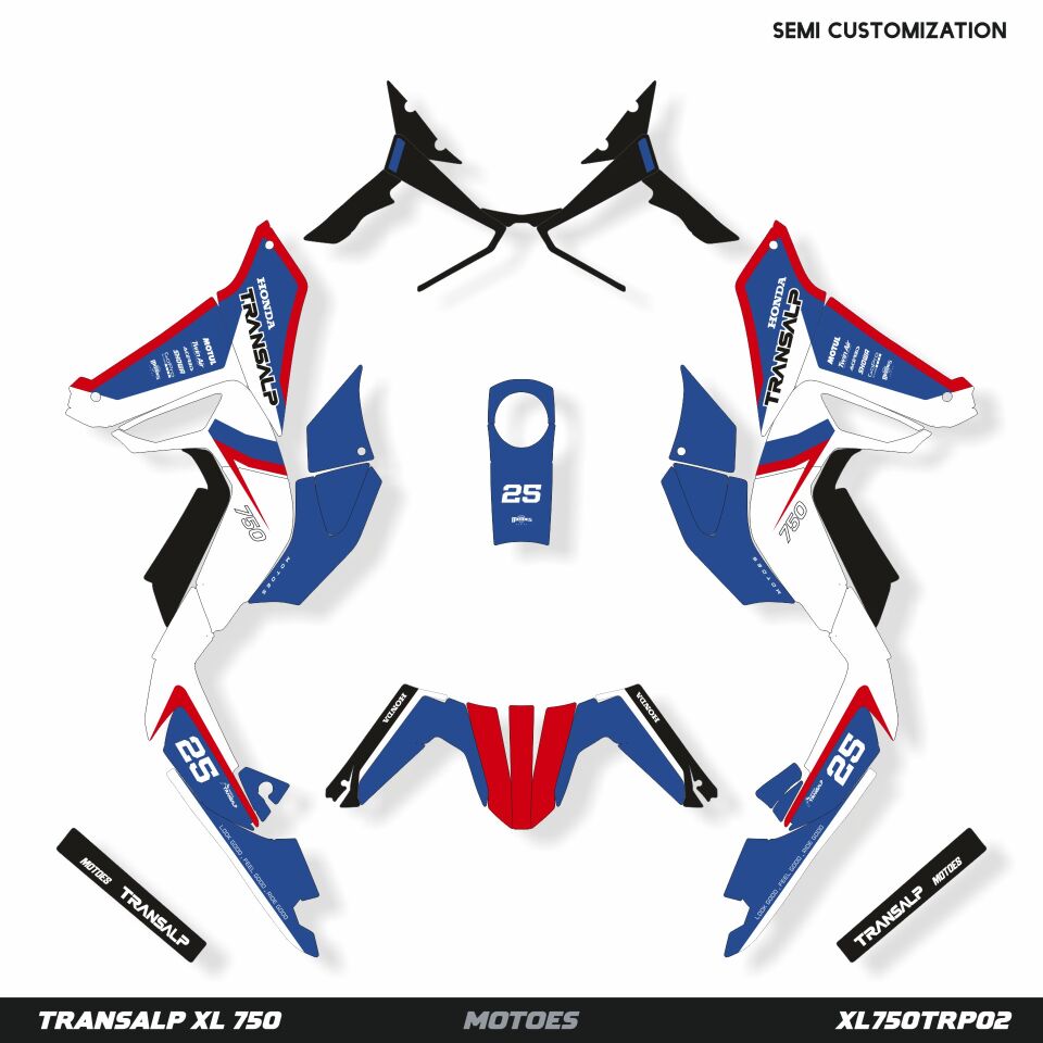 Honda XL 750 Transalp Grafik Kiti XL 750 TRANSALP - Standart Matte