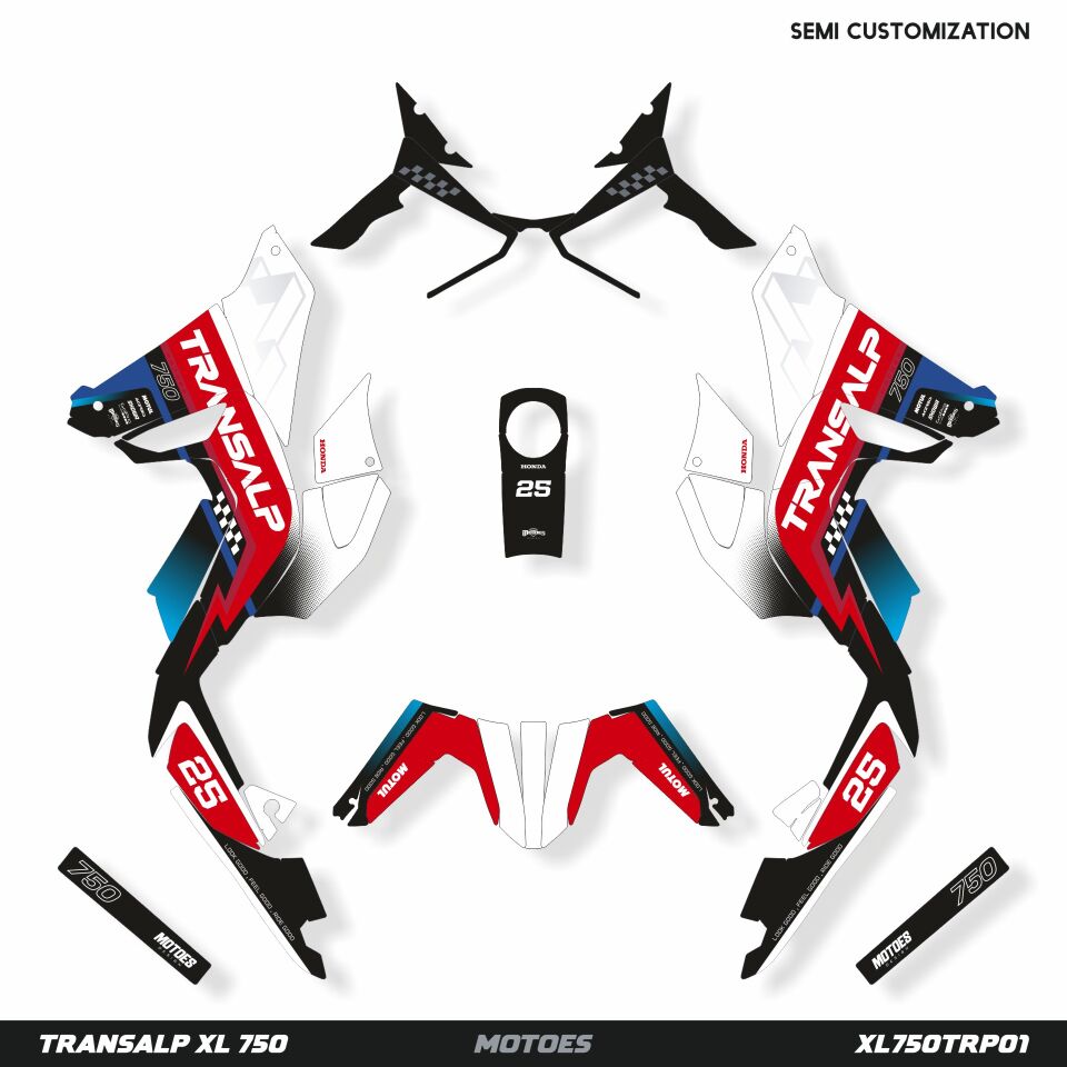 Honda XL 750 Transalp Grafik Kiti XL 750 TRANSALP - Standart Matte