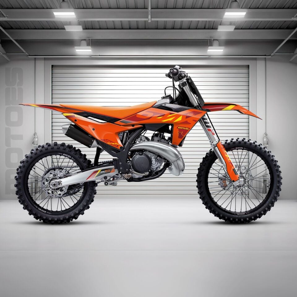 KTM Modelleri için Grafik Kiti - Mediterranean Blaze