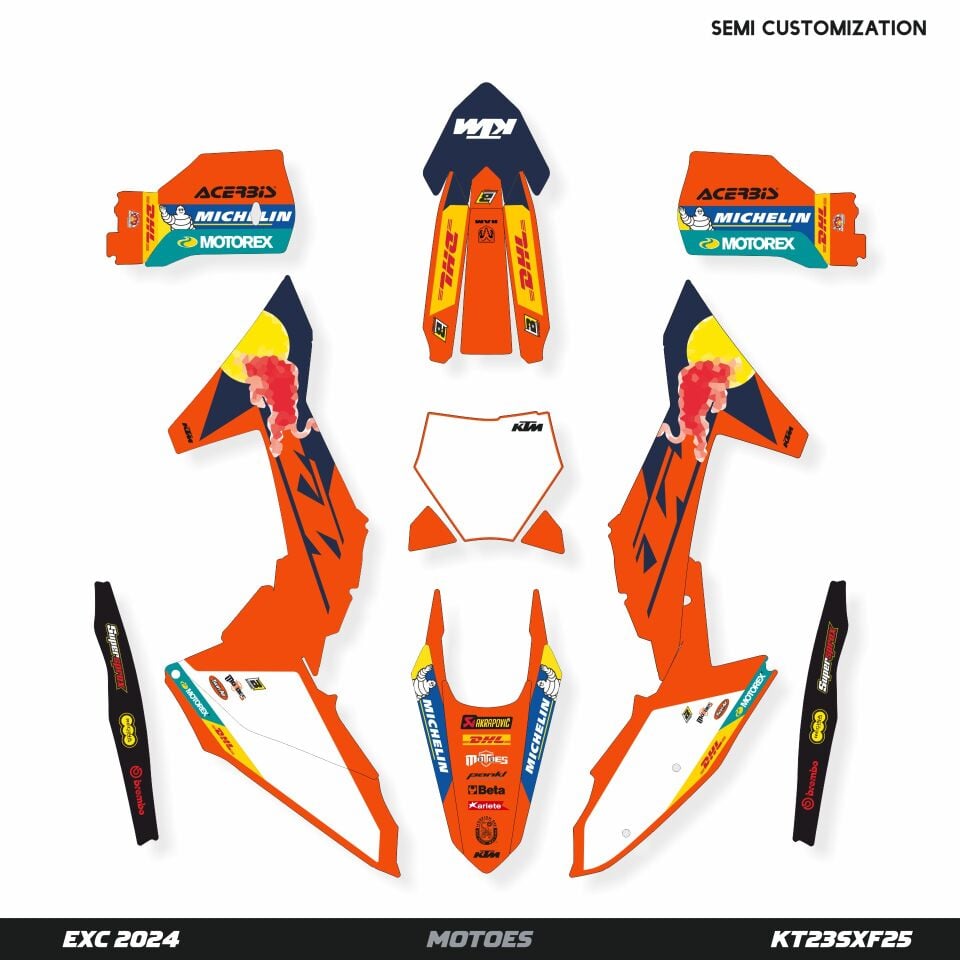 KTM Modelleri için Grafik Kiti