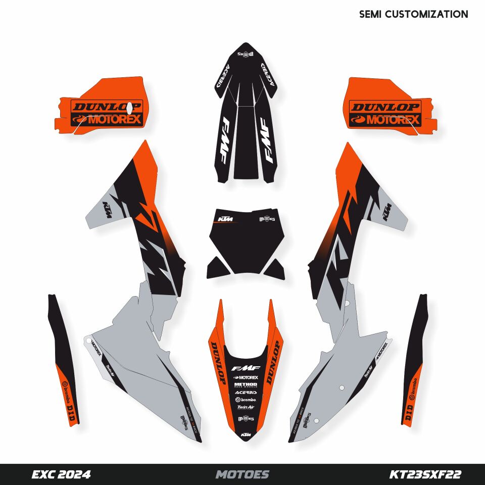 KTM Modelleri için Grafik Kiti