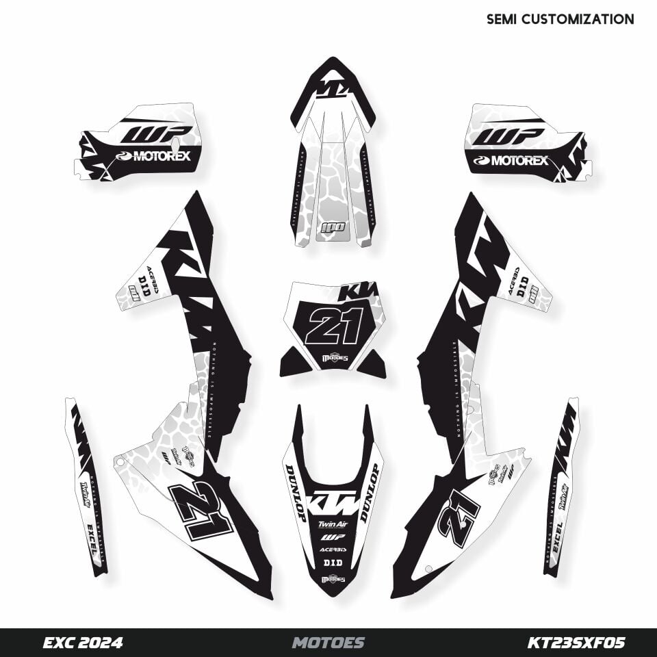 KTM Modelleri için Grafik Kiti