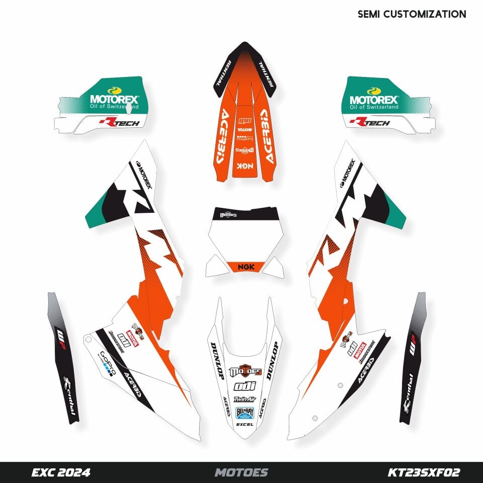 KTM Modelleri için Grafik Kiti - Lucid Motion