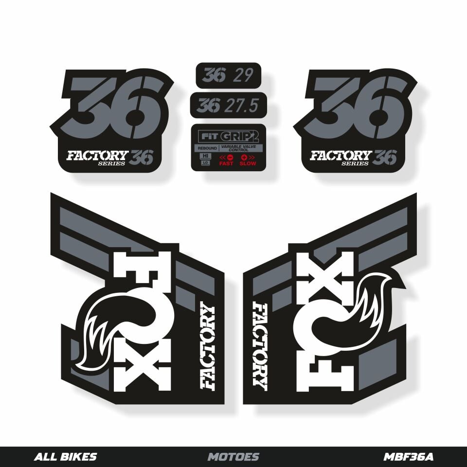 MOTOES MTB ÇATAL ÇIKARTMA SETİ FOX 36