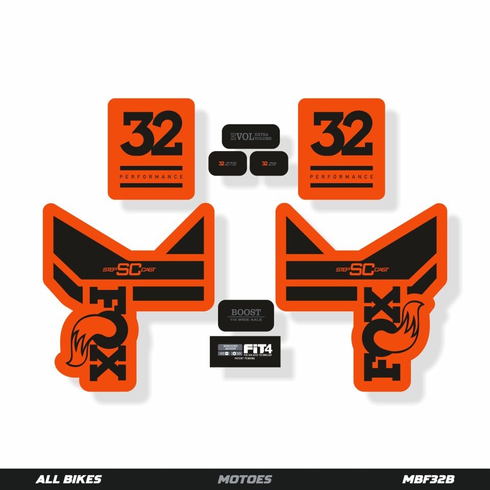 MOTOES MTB ÇATAL ÇIKARTMA SETİ FOX 32