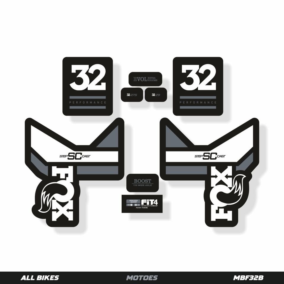 MOTOES MTB ÇATAL ÇIKARTMA SETİ FOX 32