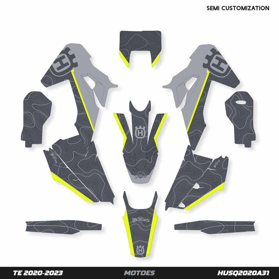 Husqvarna Modelleri için Grafik Kiti TC85 2015-2017 - Standart Parlaklık