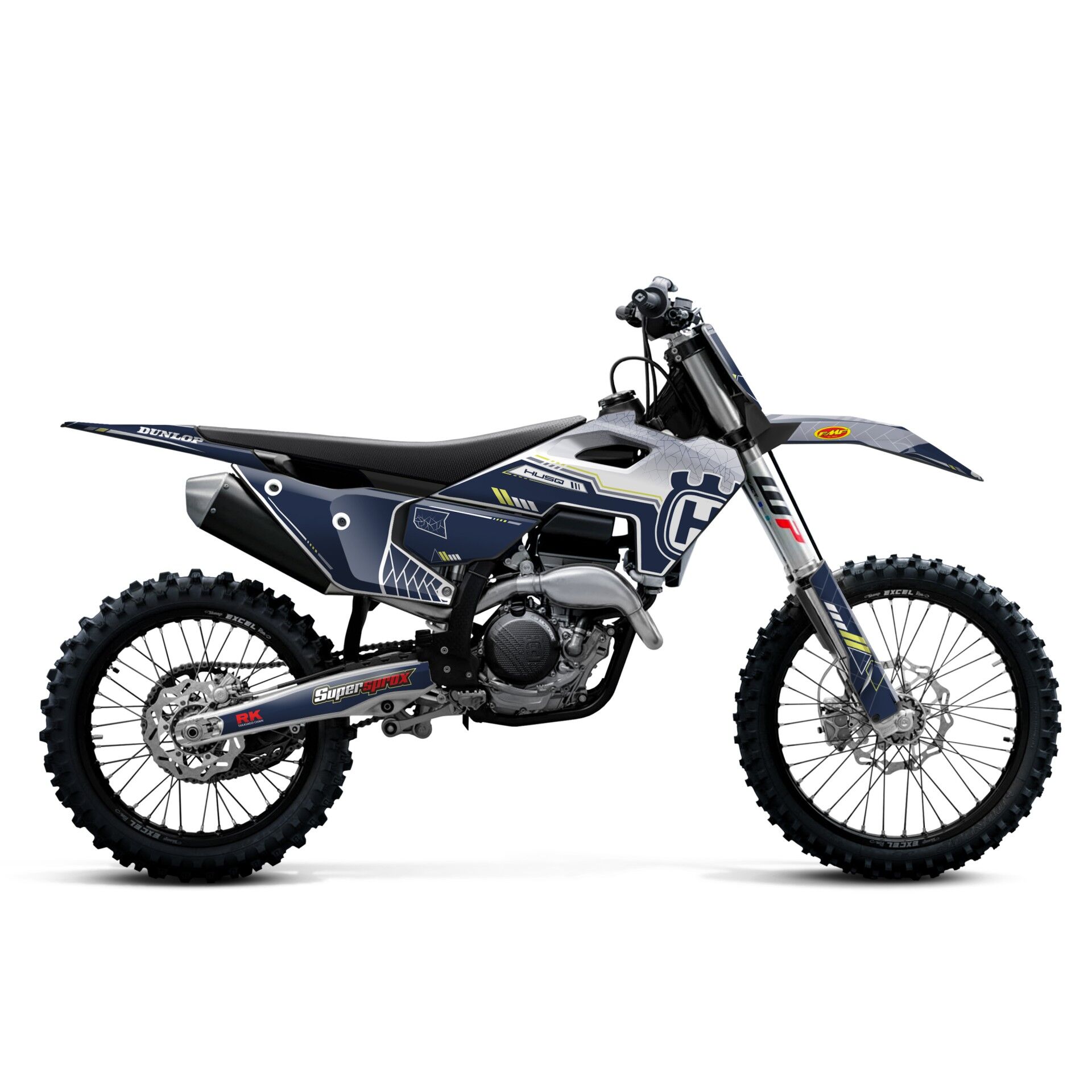 Husqvarna Modelleri için Grafik Kiti TC85 2018-2024 - Standart Parlaklık