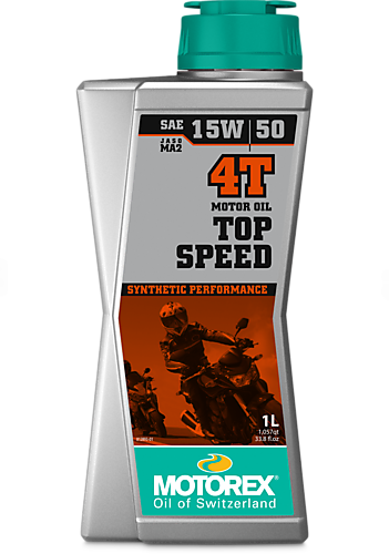 MOTOREX Motor Yağı TOP SPEED 4 Zamanlı (4T) SAE 10W/40 MA2