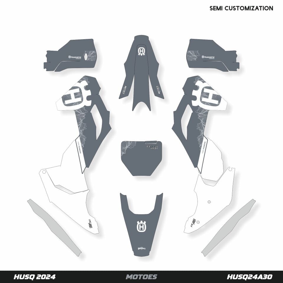 Husqvarna Modelleri için Grafik Kiti - Pro Edit