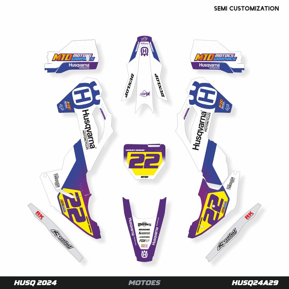 Husqvarna Modelleri için Grafik Kiti