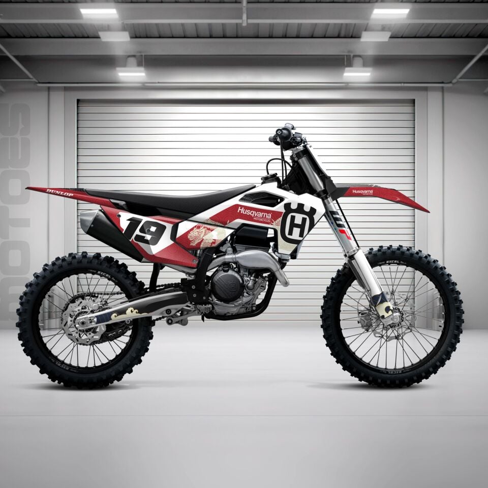 Husqvarna Modelleri için Grafik Kiti - Imperial Flame