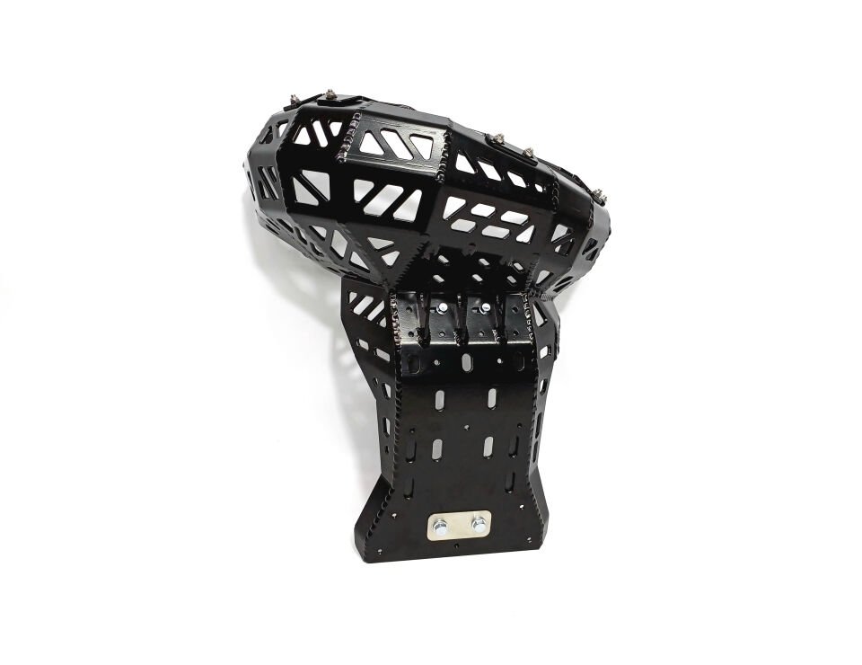 KTM, Husqvarna, GasGas 2020-2023 /250/300 2T için Karter ve Salyangoz Koruma Link Koruma Dahil değil - SİYAH