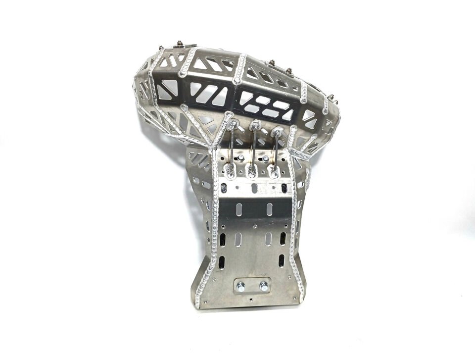 KTM, Husqvarna, GasGas 2020-2023 /250/300 2T için Karter ve Salyangoz Koruma Link Koruma Dahil değil - SİYAH