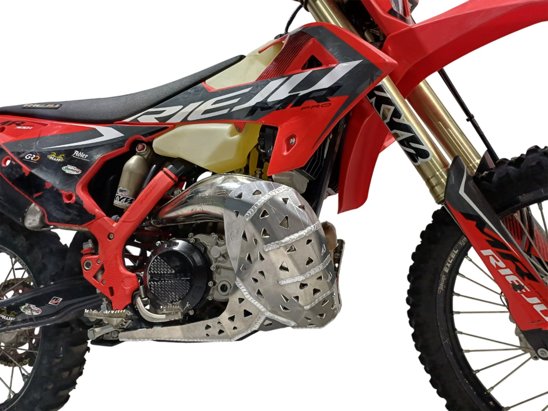 RIEJU 250/300 2T 2025-2026 için Boru Korumalı Darbe Plakası