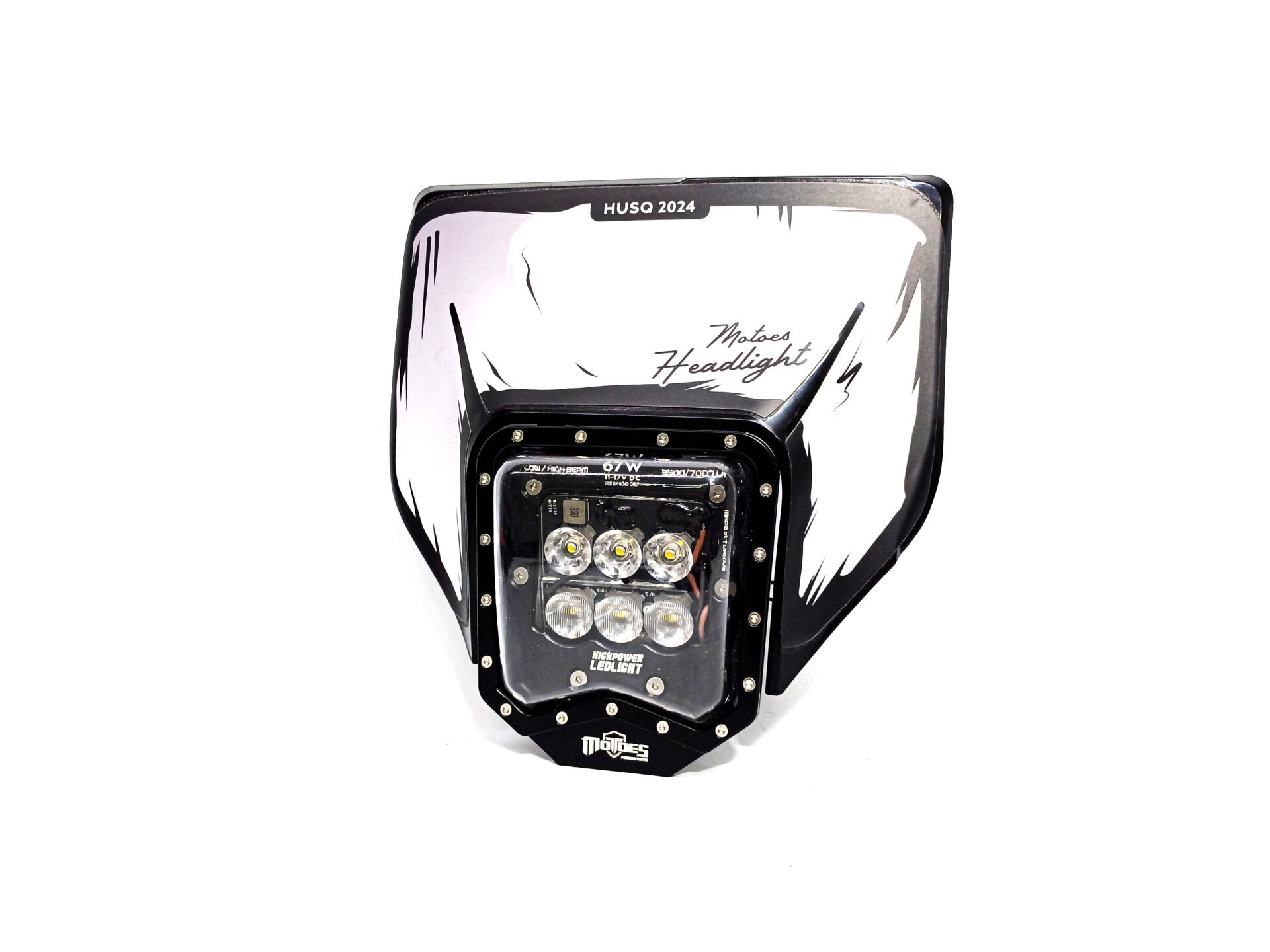 Husqvarna 2024-2025 Motoes HighPower Led Far M6 Serisi Black