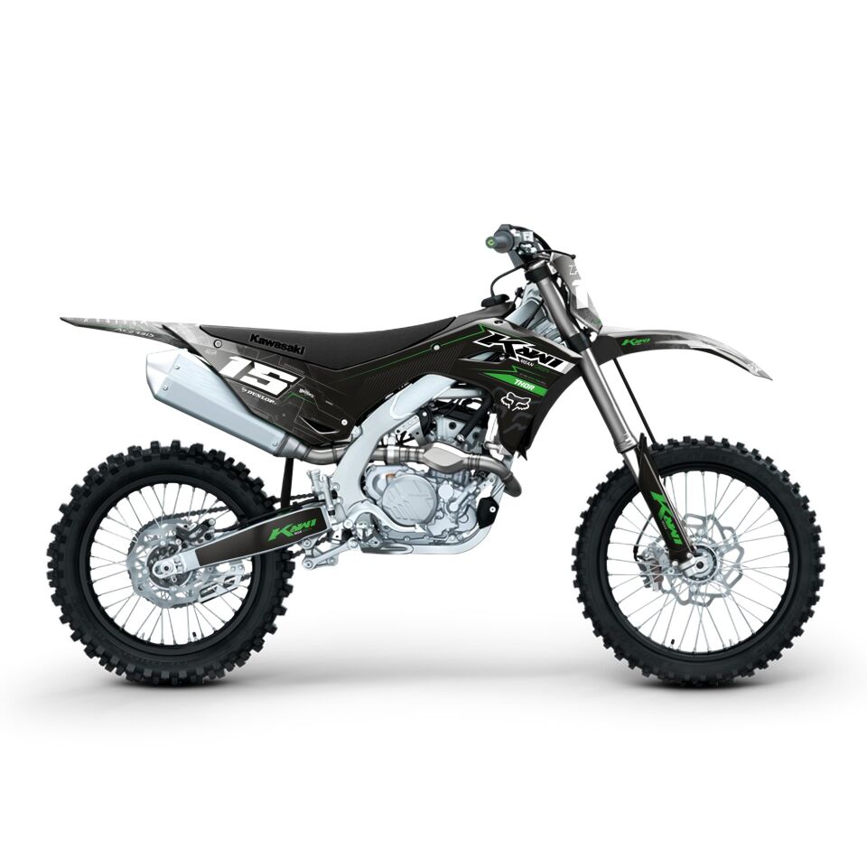Kawasaki KXF Modelleri için Grafik Kiti KXF 250 2021-2024 - Standart Gloss