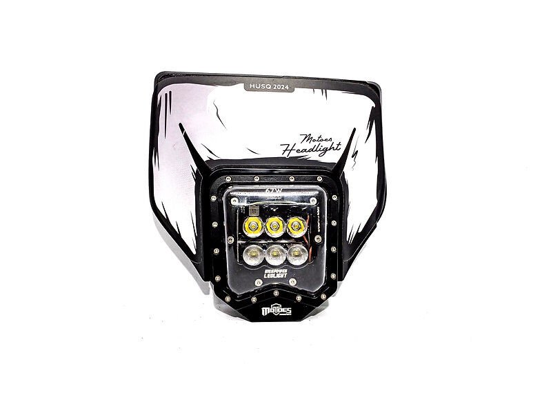 Husqvarna TE-FE 2017-2023 Motoes HighPower Led Far M6 Serisi BLACK