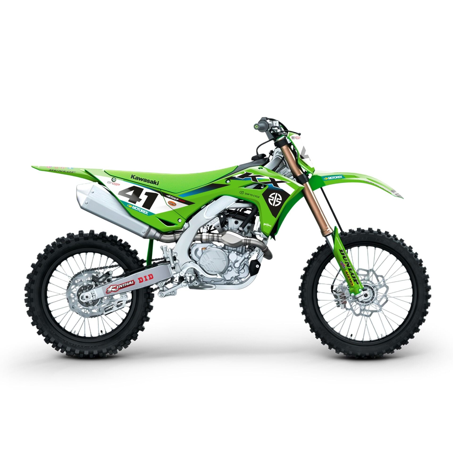 Kawasaki KXF Modelleri İçin Grafik Kiti KXF 250 2013-2016 - Standart Matte