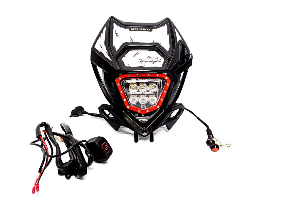 BETA RR-XTRAINER 2020-2024 Motoes HighPower LED Far M6 Serisi Blue