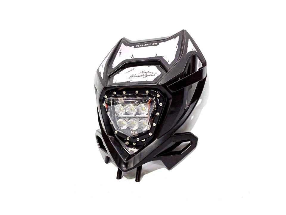 BETA RR-XTRAINER 2020-2024 Motoes HighPower LED Far M6 Serisi Black