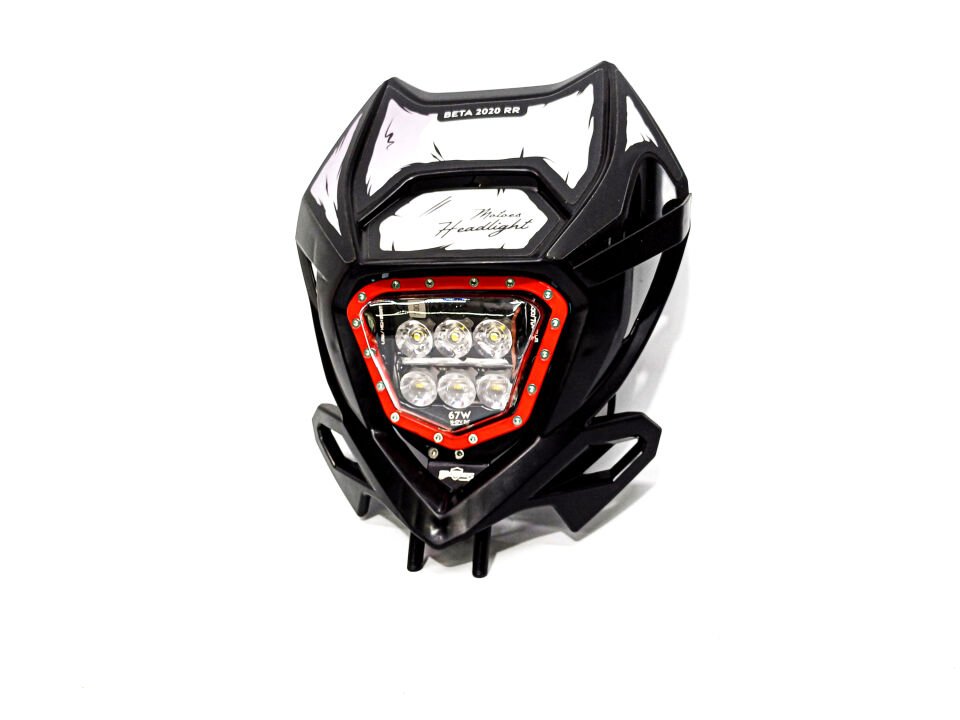 BETA RR-XTRAINER 2020-2024 Motoes HighPower LED Far M6 Serisi Black