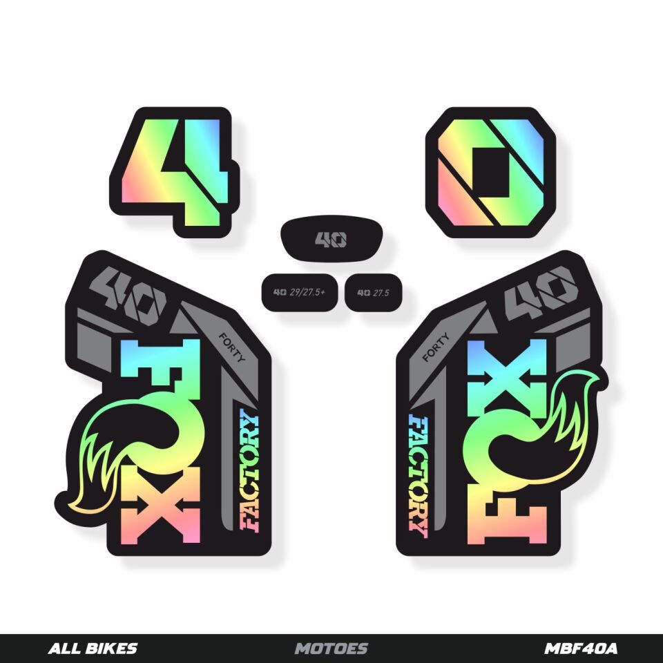 FOX 40 MTB ÇATAL ÇIKARTMA SETİ