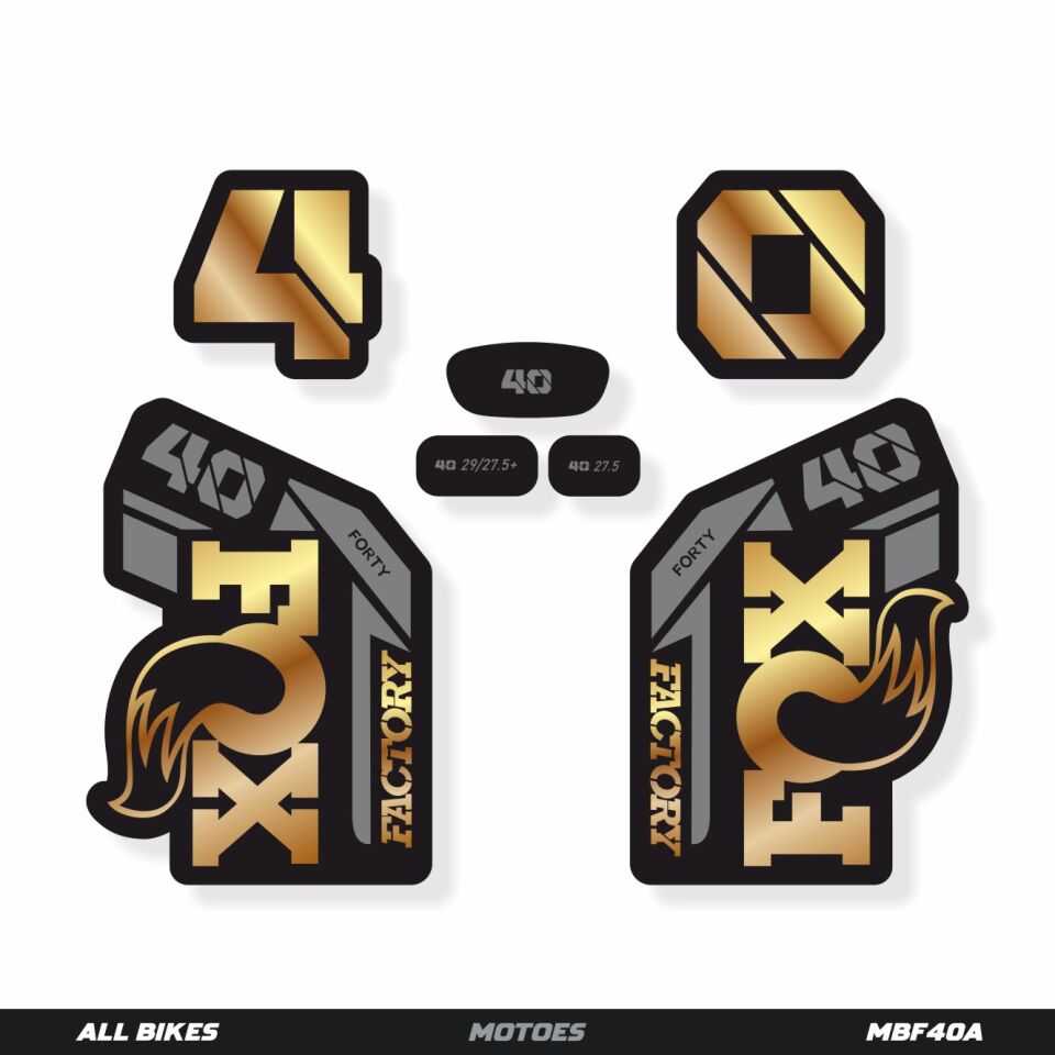 FOX 40 MTB ÇATAL ÇIKARTMA SETİ