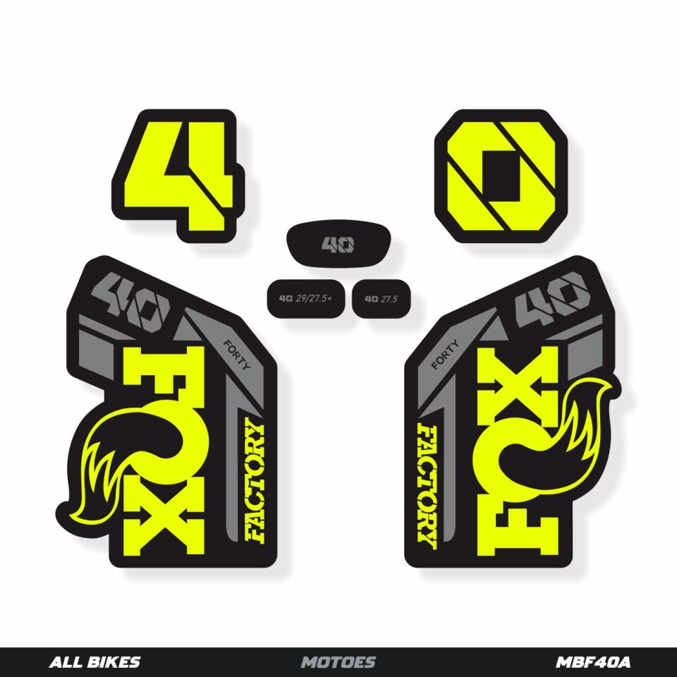 FOX 40 MTB ÇATAL ÇIKARTMA SETİ