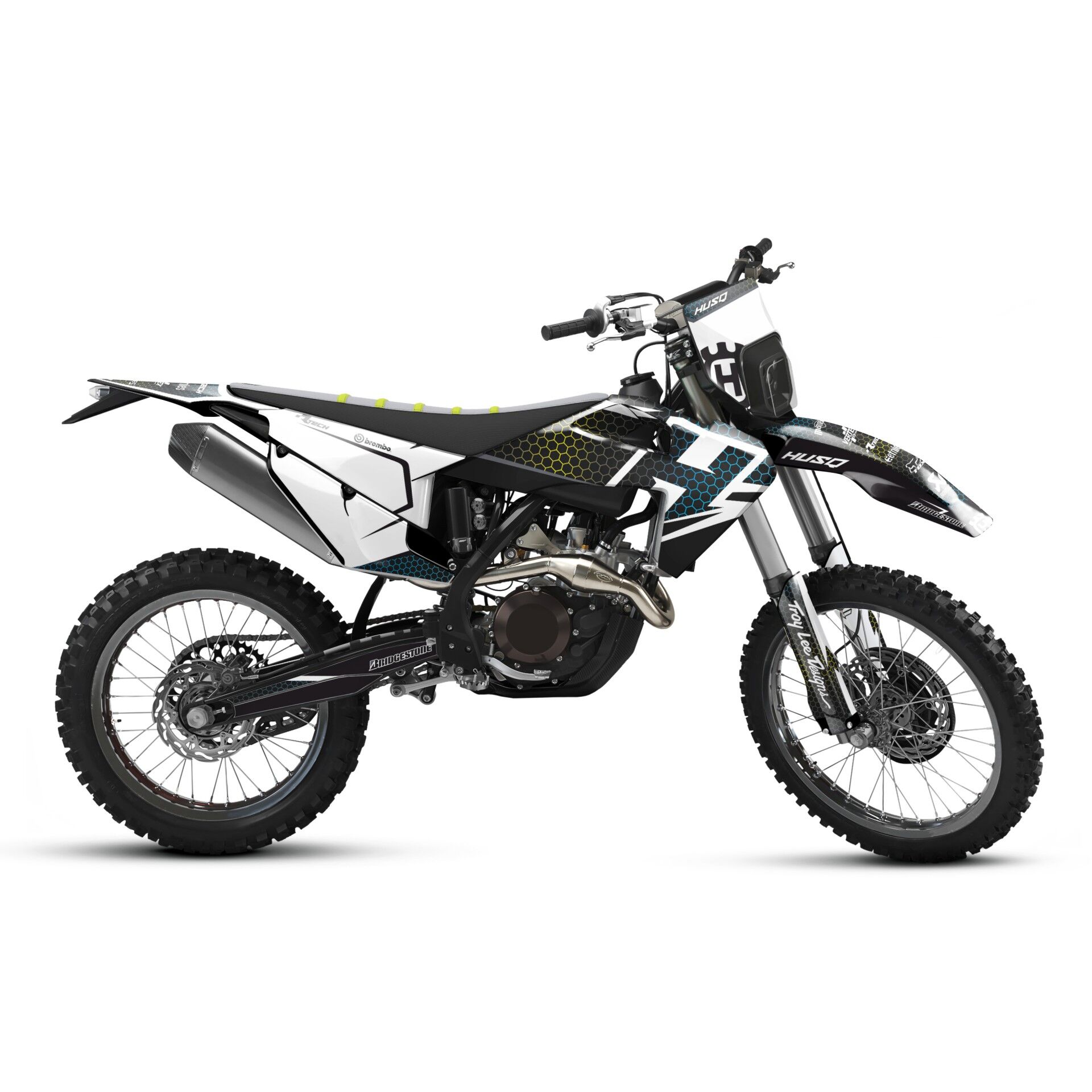 Husqvarna Modelleri için Grafik Kiti TC-FC 2025 - Standart Mat