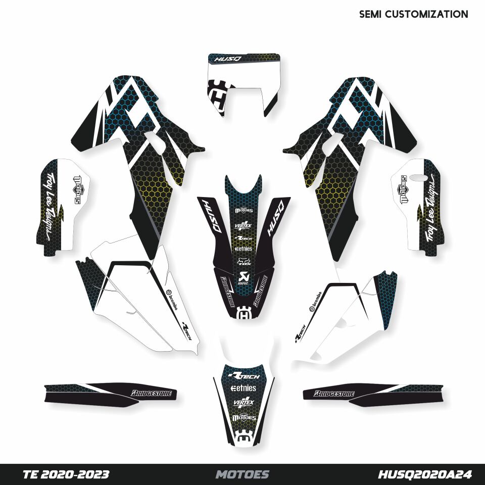 Husqvarna Modelleri için Grafik Kiti TC-FC 2025 - Standart Mat