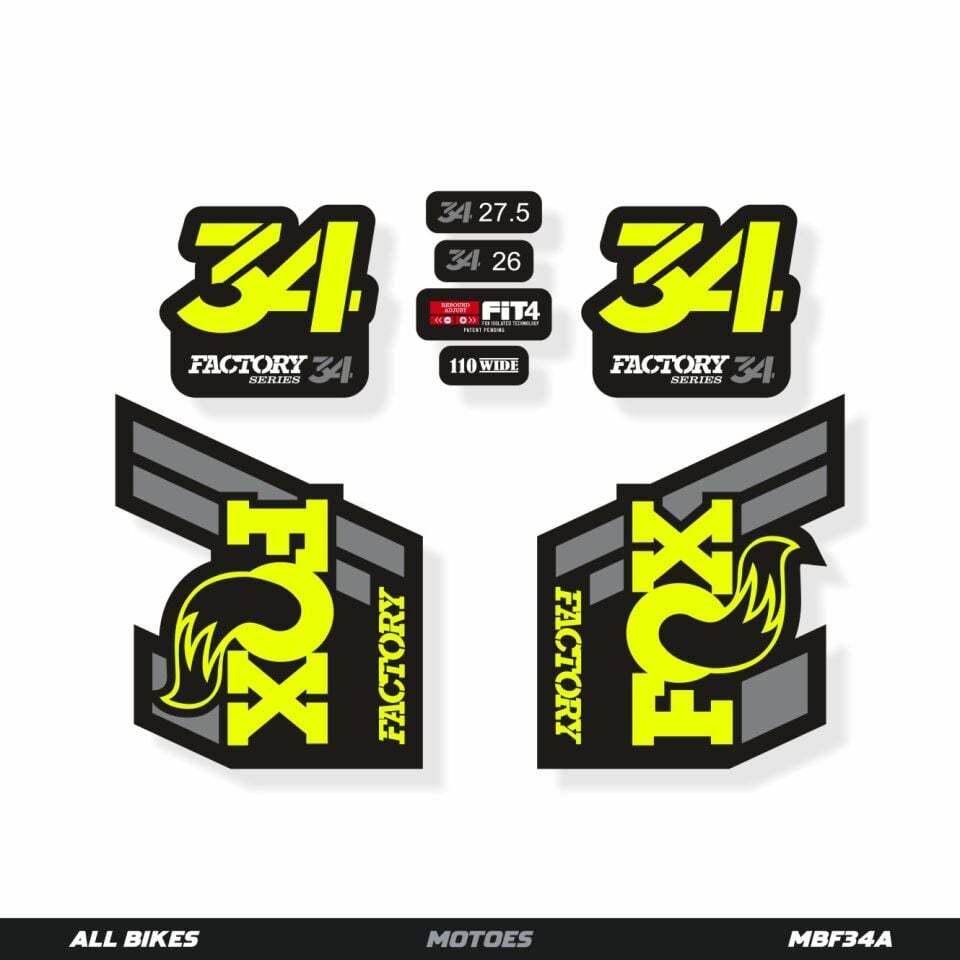 FOX 34 MTB ÇATAL ÇIKARTMA SETİ