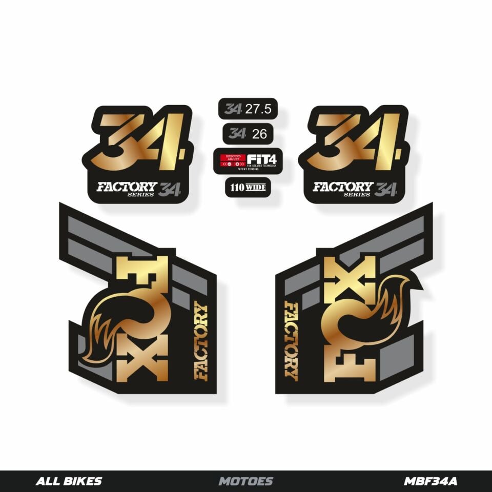 FOX 34 MTB ÇATAL ÇIKARTMA SETİ