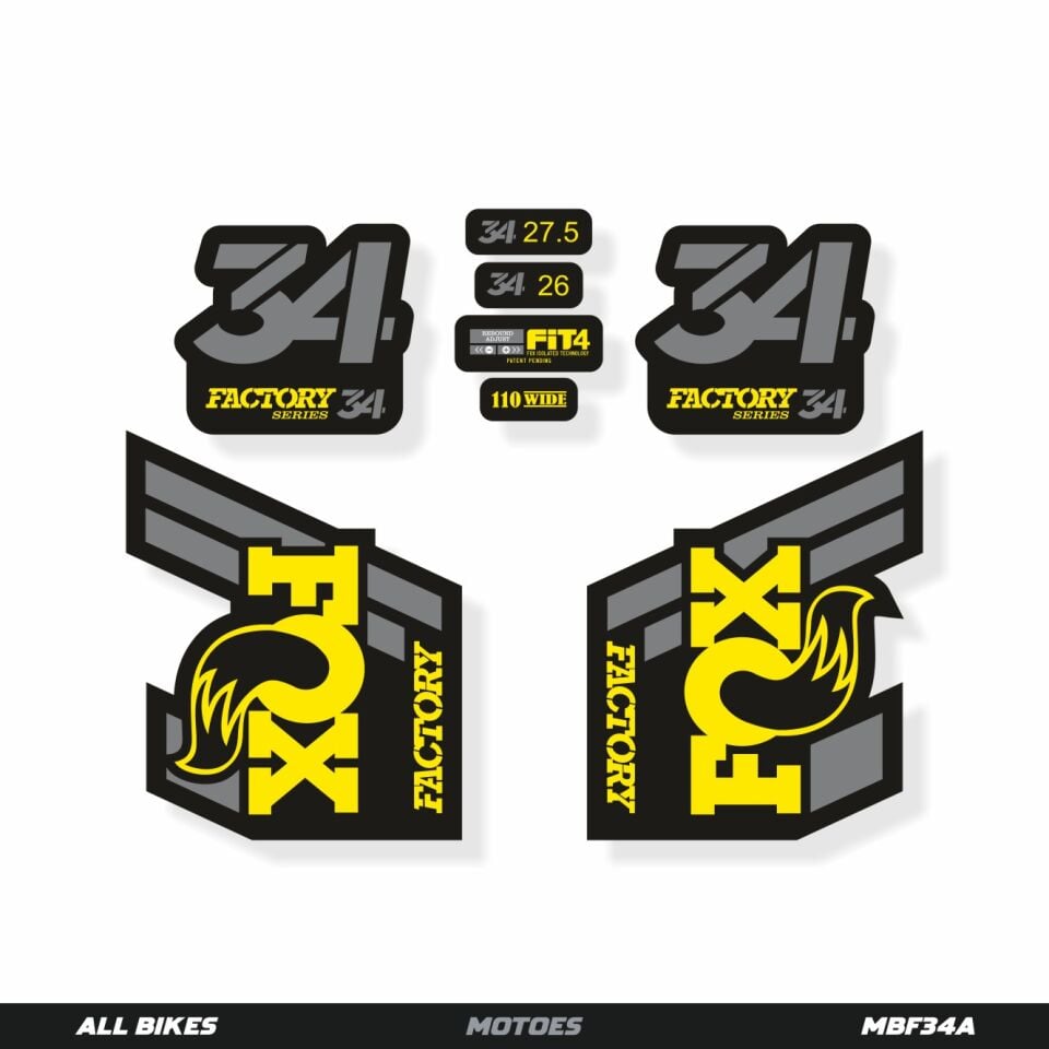 FOX 34 MTB ÇATAL ÇIKARTMA SETİ