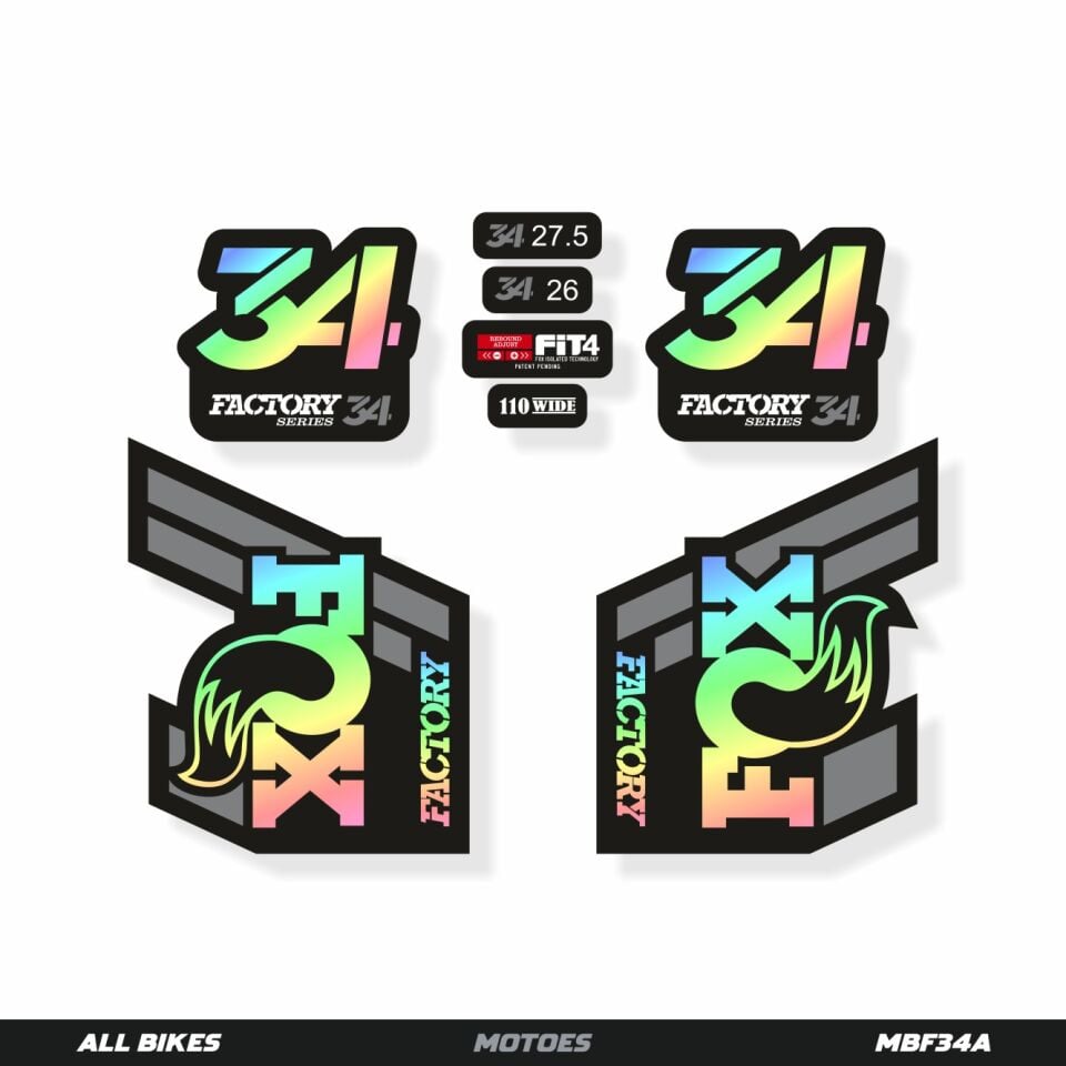 FOX 34 MTB ÇATAL ÇIKARTMA SETİ