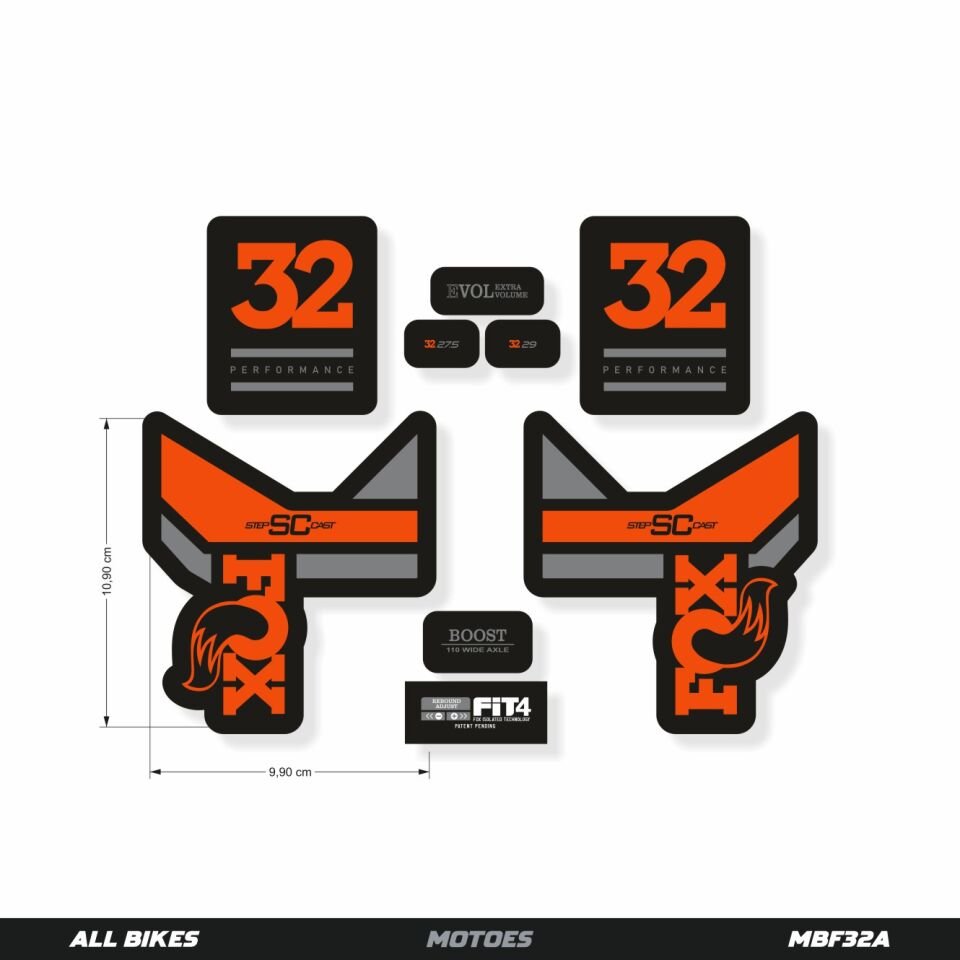 FOX 32 MTB ÇATAL ÇIKARTMA SETİ