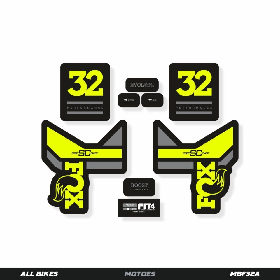 FOX 32 MTB ÇATAL ÇIKARTMA SETİ