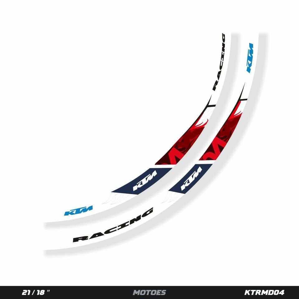 MOTOES JANT ÇIKARTMA SETİ - KTM İÇİN