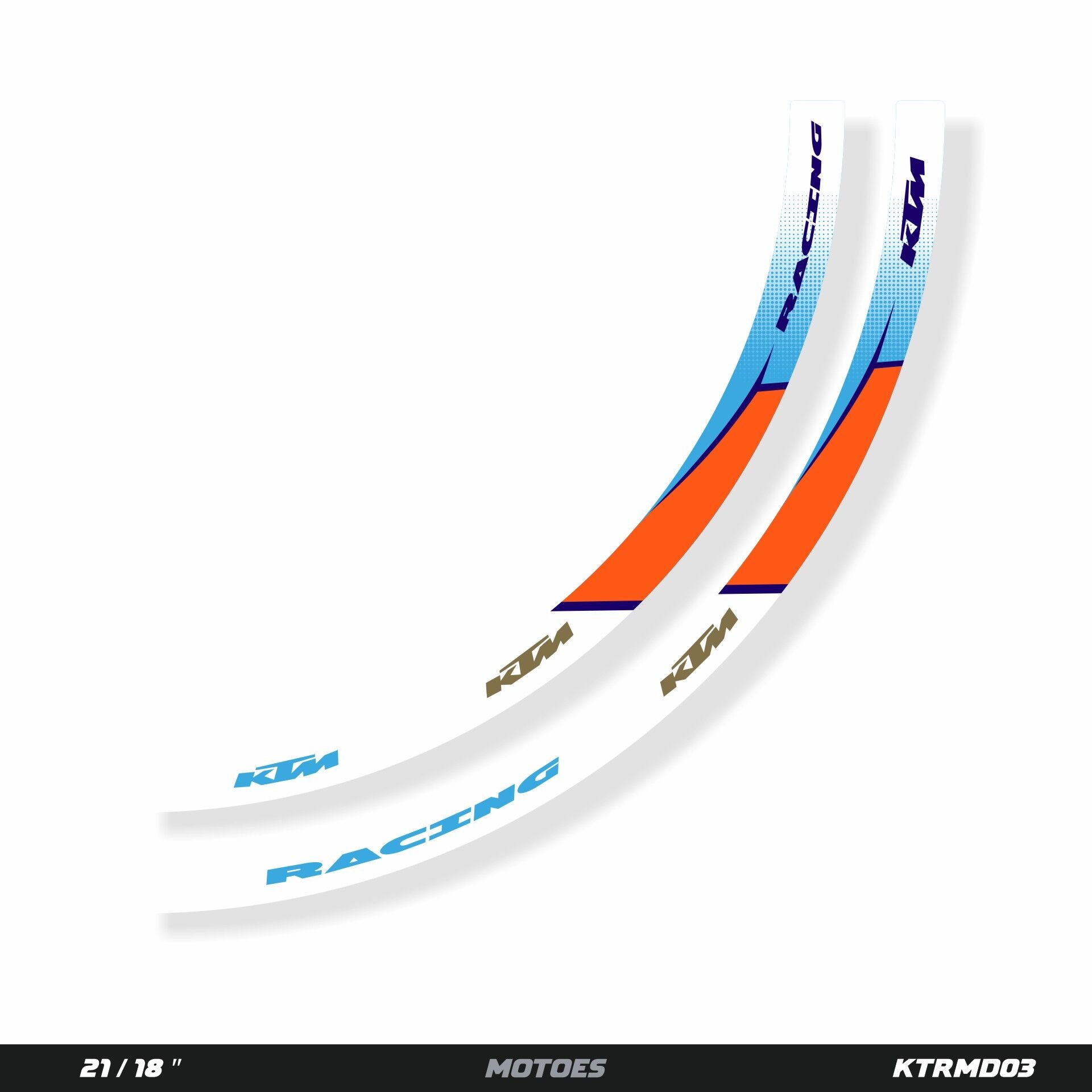 MOTOES JANT ÇIKARTMA SETİ - KTM İÇİN