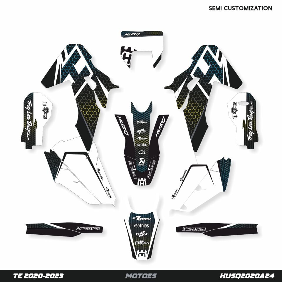Husqvarna Modelleri için Grafik Kiti TE-FE 2020-2023 - Standart Mat