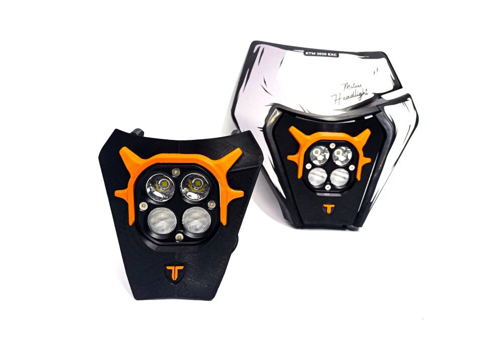 KTM 2017-2023 Motoes LED Far M4 Serisi ORANGE