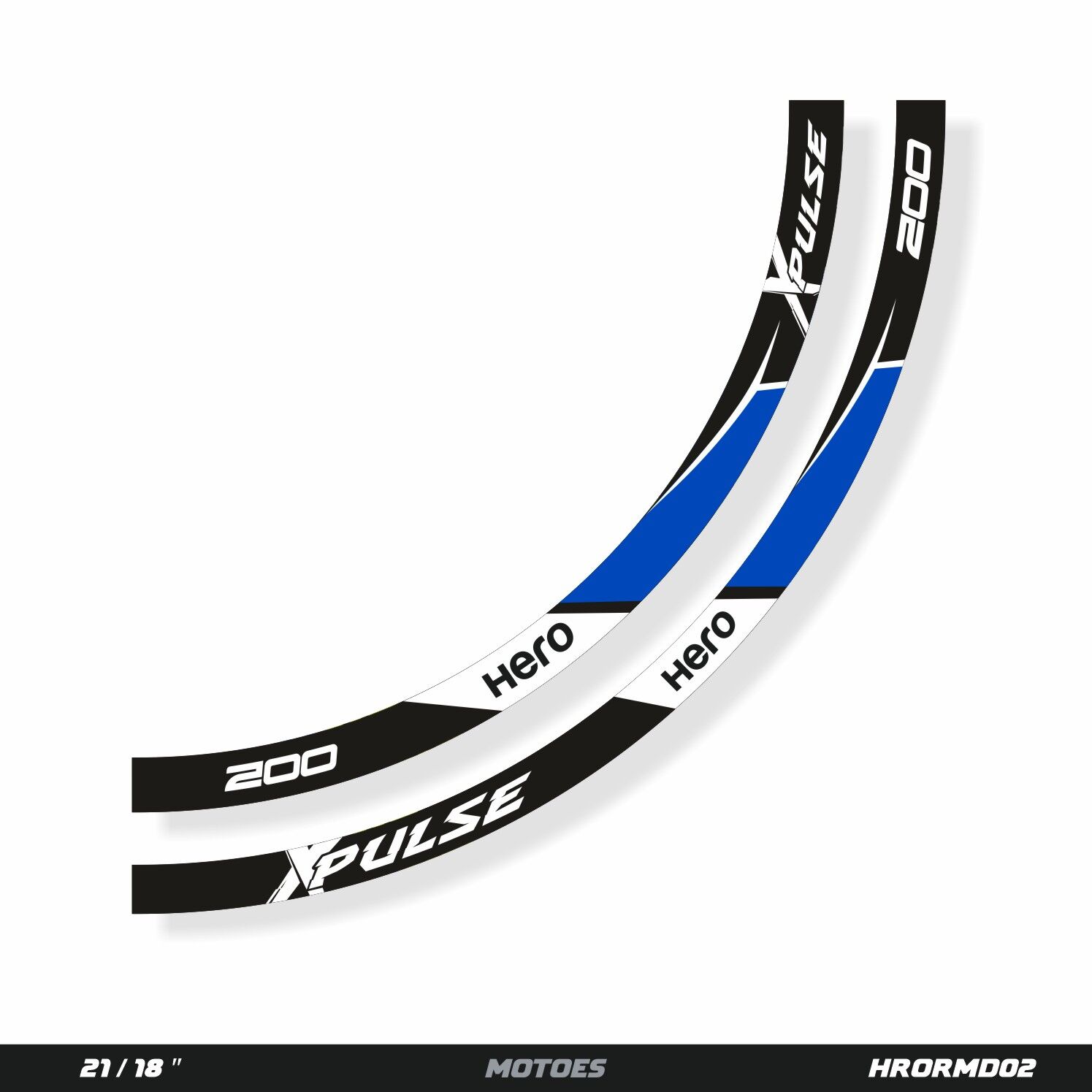 MOTOES JANT ÇIKARTMA SETİ - HERO İÇİN