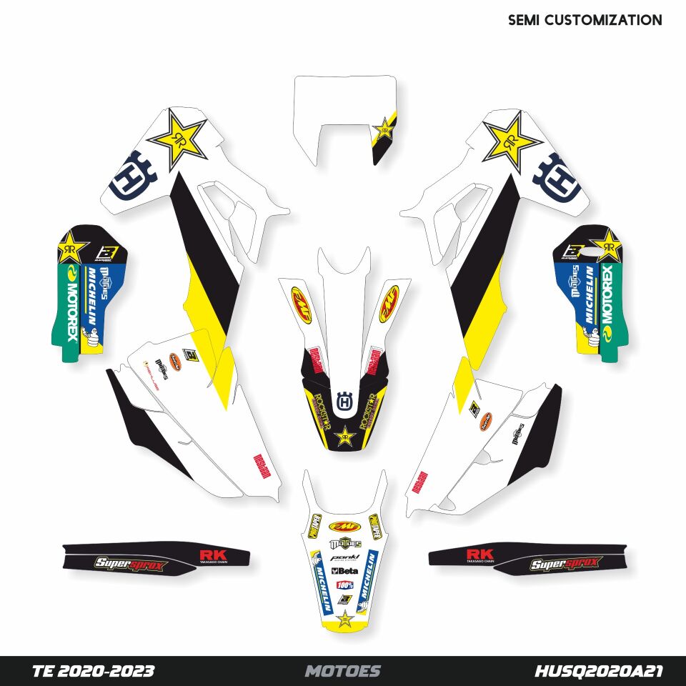 Husqvarna Modelleri için Grafik Kiti TC85 2025 - Standart Parlaklık