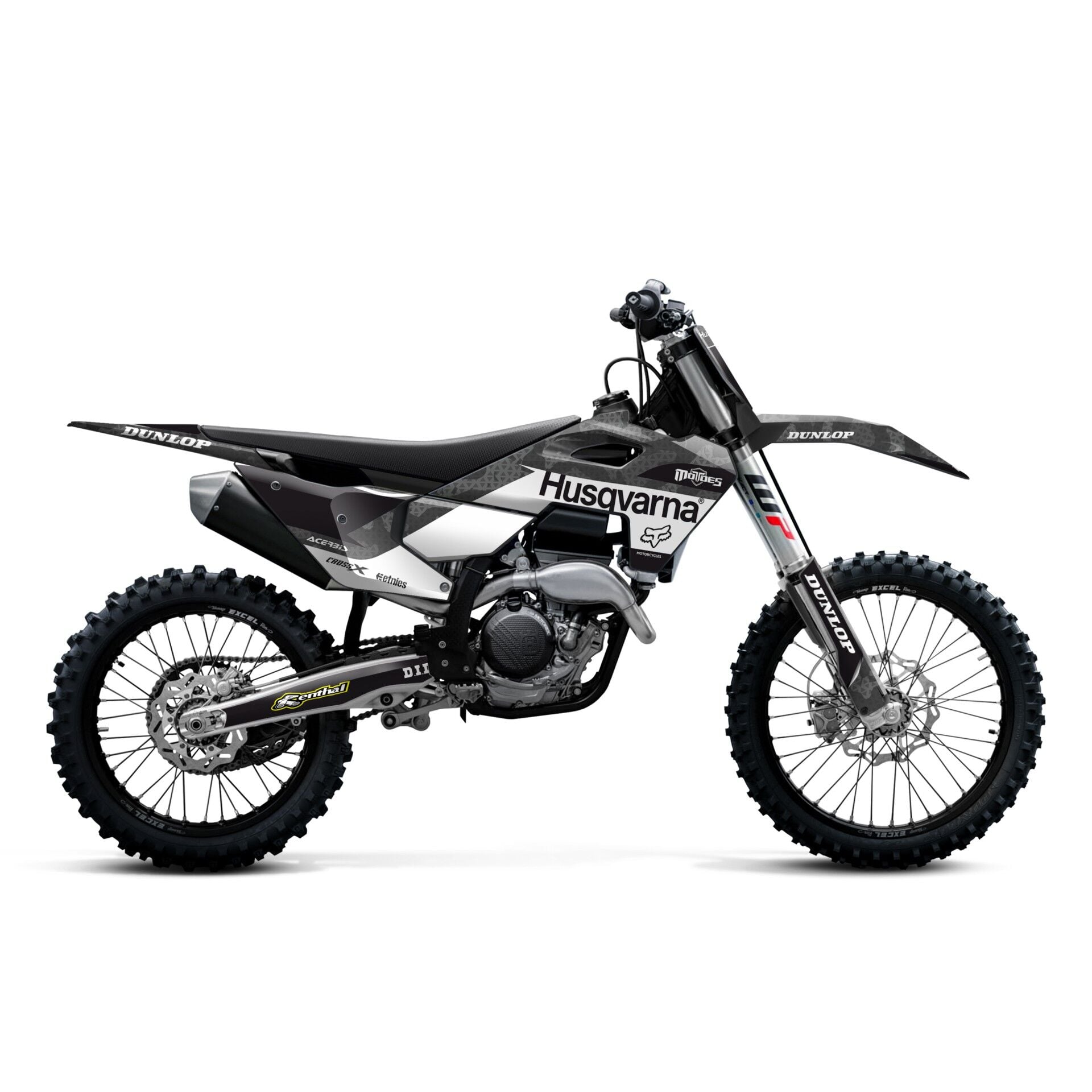 Husqvarna Modelleri için Grafik Kiti TC-FC 2023-2024 - Standart Parlaklık
