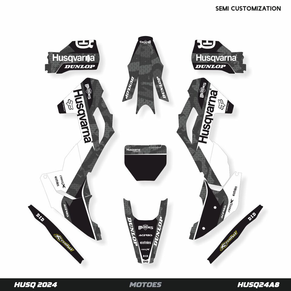 Husqvarna Modelleri için Grafik Kiti TC85 2015-2017 - Standart Parlaklık