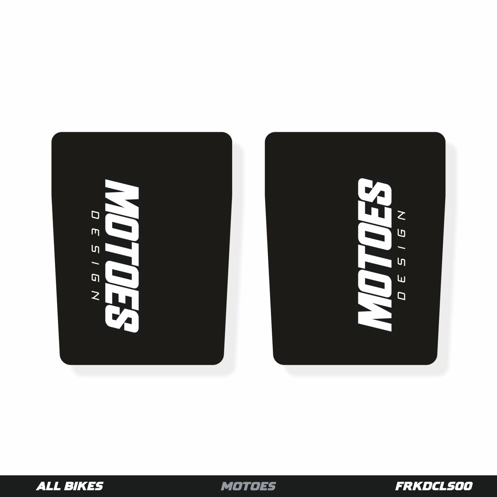 MOTOES SÜSPANSİYON STİCKER SETİ - SİYAH